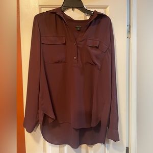 Ann Taylor Red Blouse